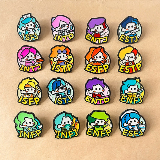 MBTI Enamel Pins Wholesale & Custom