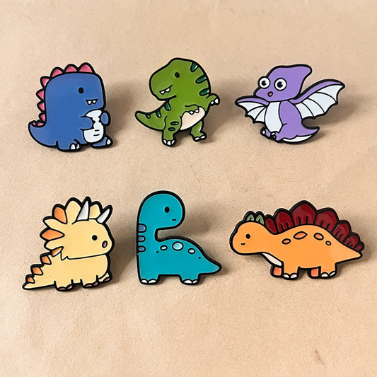 Custom Cartoon Dino Pins Supplier