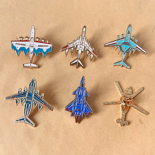 Wholesale Military Aircraft Enamel Pins
