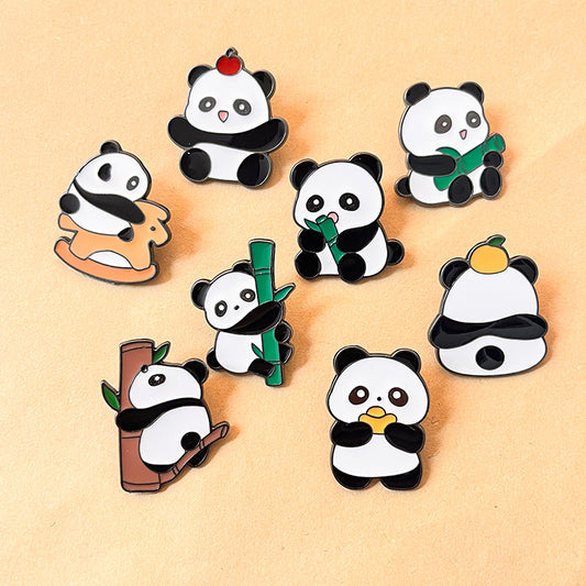 Cute Panda Pin Badges Wholesale