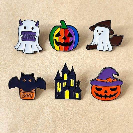 Wholesale Cute Ghost Enamel Pin for Halloween
