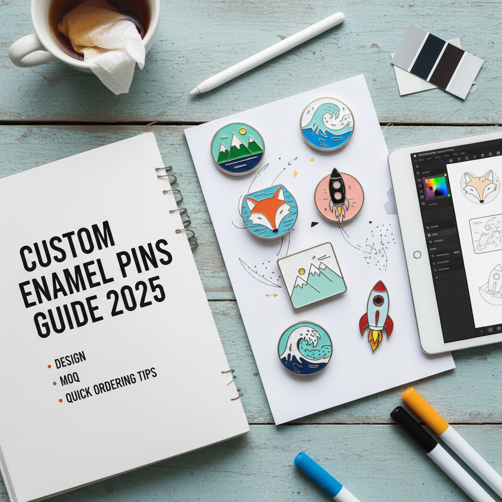 Custom Enamel Pins Guide 2025 | Design, MOQ, and Quick Ordering Tips