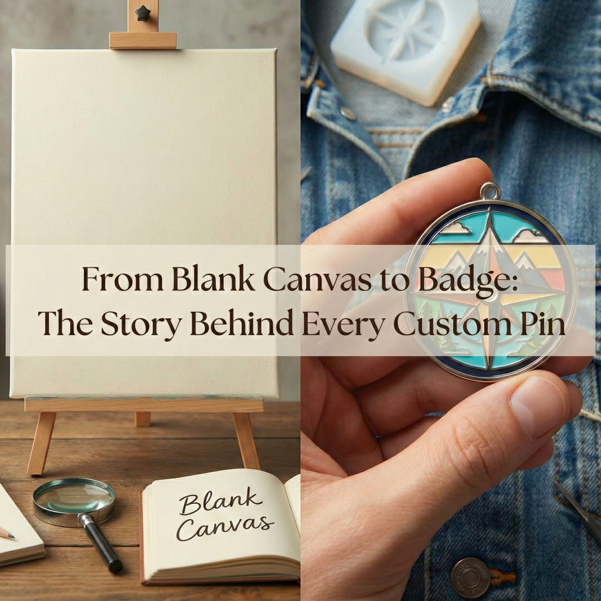 From Blank Canvas to Badge: The Story Behind Every Custom Pin