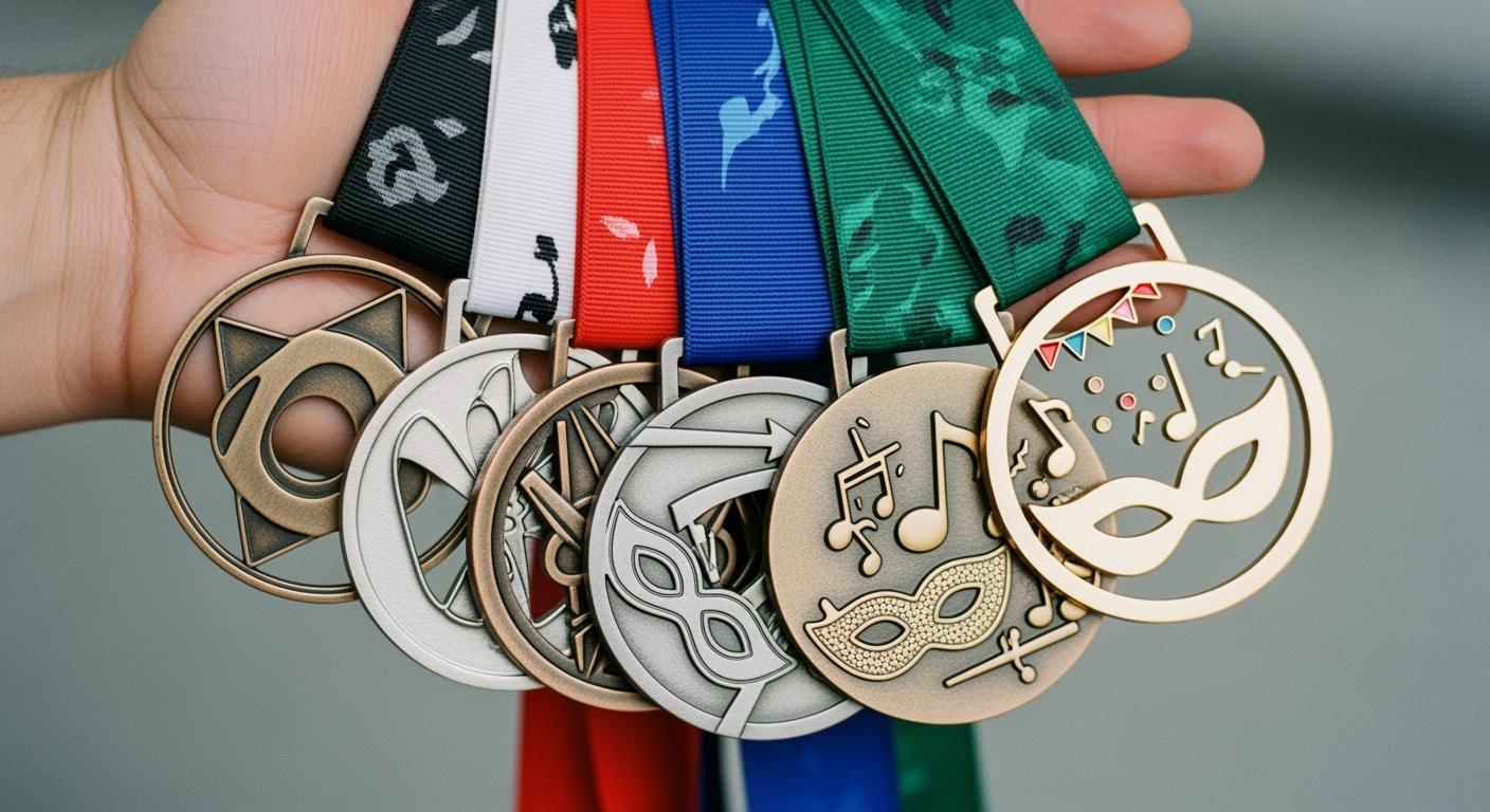 Moderne Karnevalsmedaillen für Ihr Event