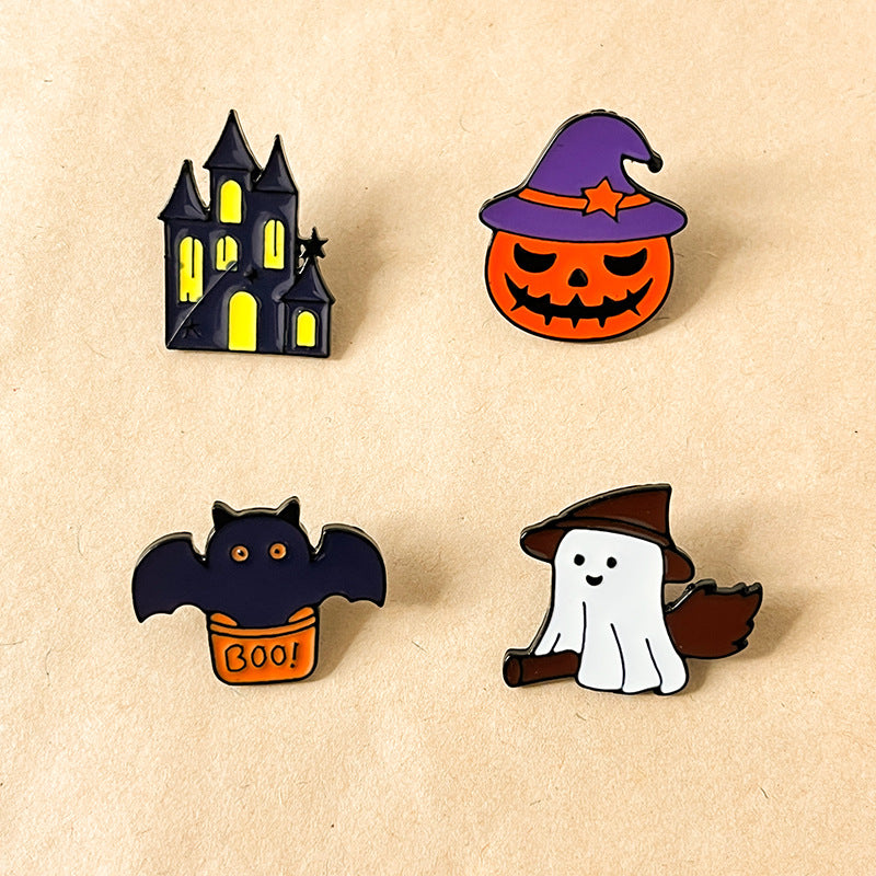 Wholesale Cute Ghost Enamel Pin for Halloween
