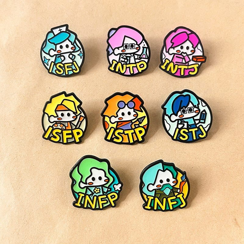 MBTI Enamel Pins Wholesale & Custom