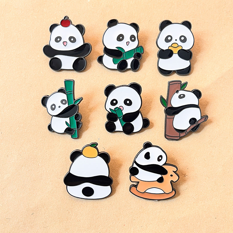 Cute Panda Pin Badges Wholesale