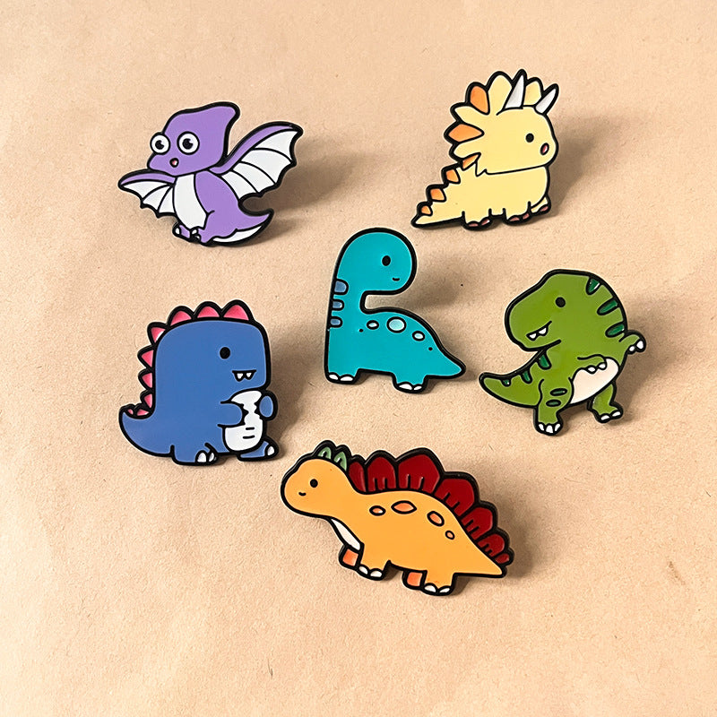 Custom Cartoon Dino Pins Supplier