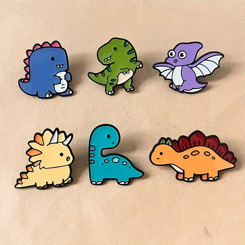 Custom Cartoon Dino Pins Supplier