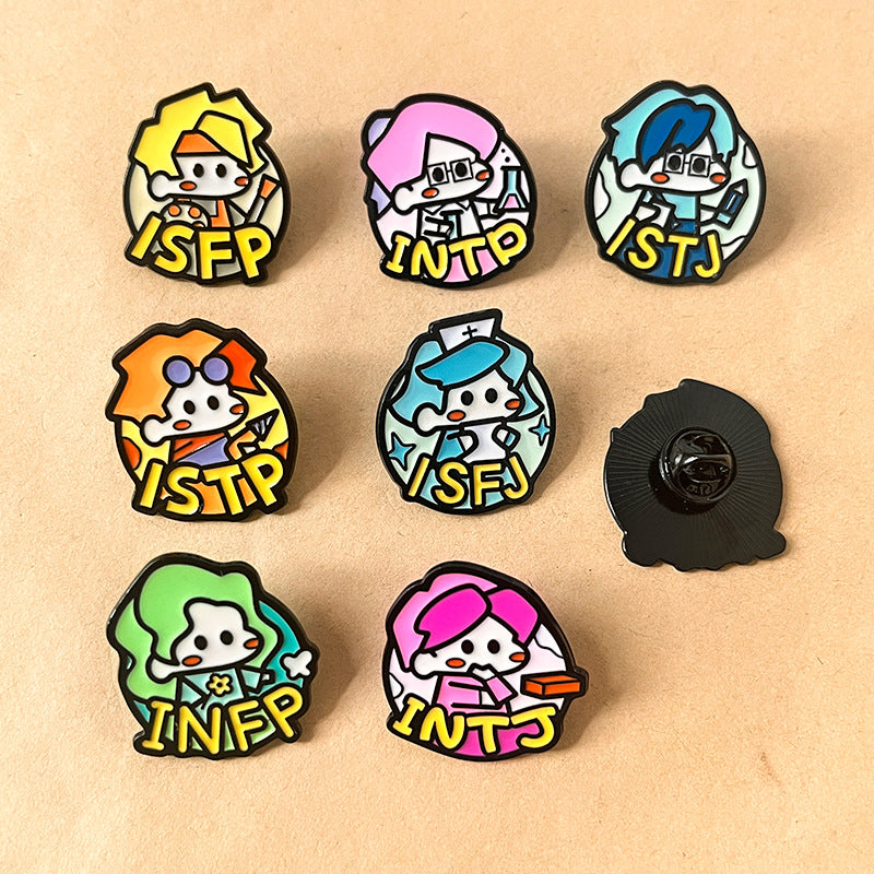 MBTI Enamel Pins Wholesale & Custom