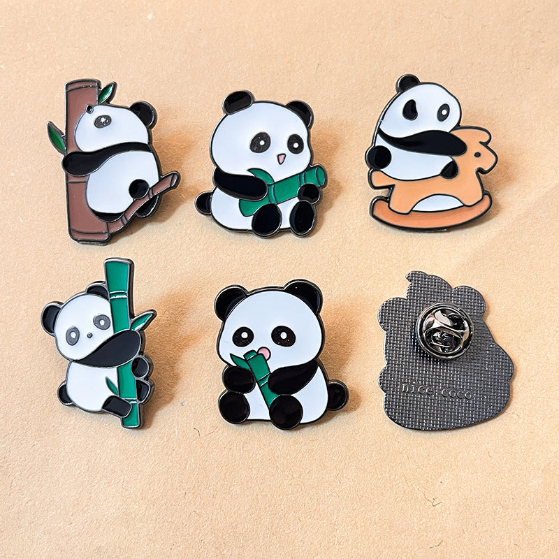 Cute Panda Pin Badges Wholesale