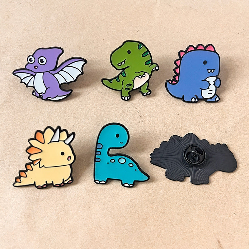 Custom Cartoon Dino Pins Supplier
