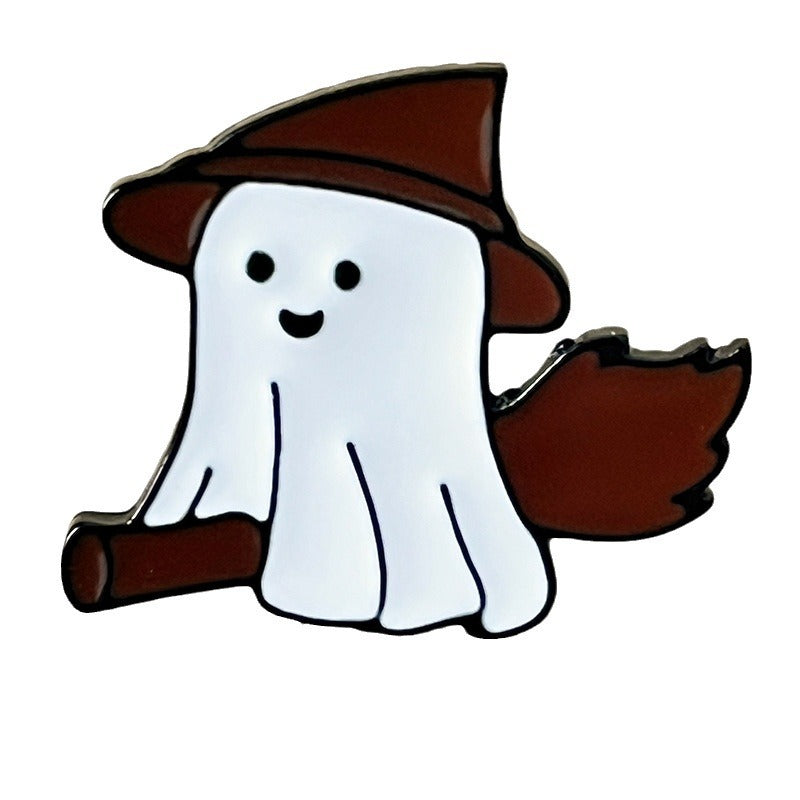 Wholesale Cute Ghost Enamel Pin for Halloween