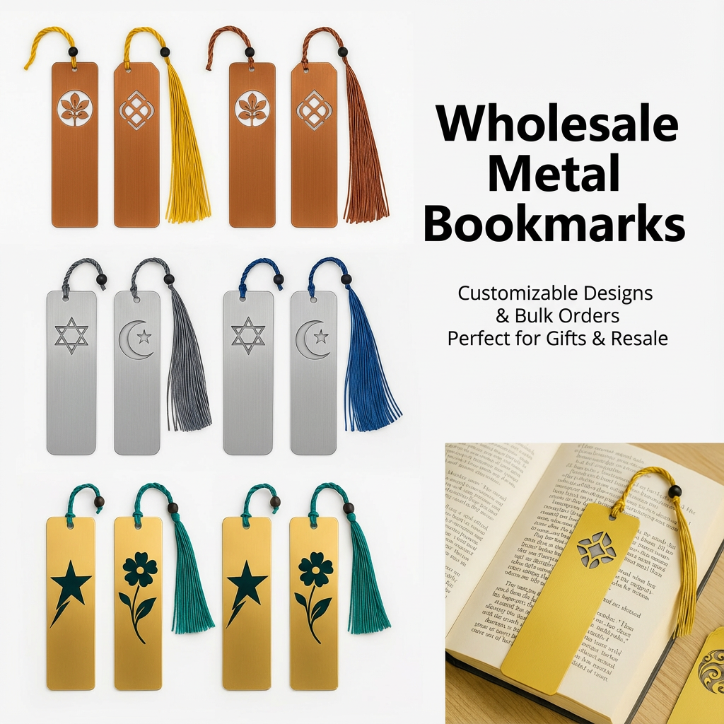 Custom Metal Bookmarks Wholesale