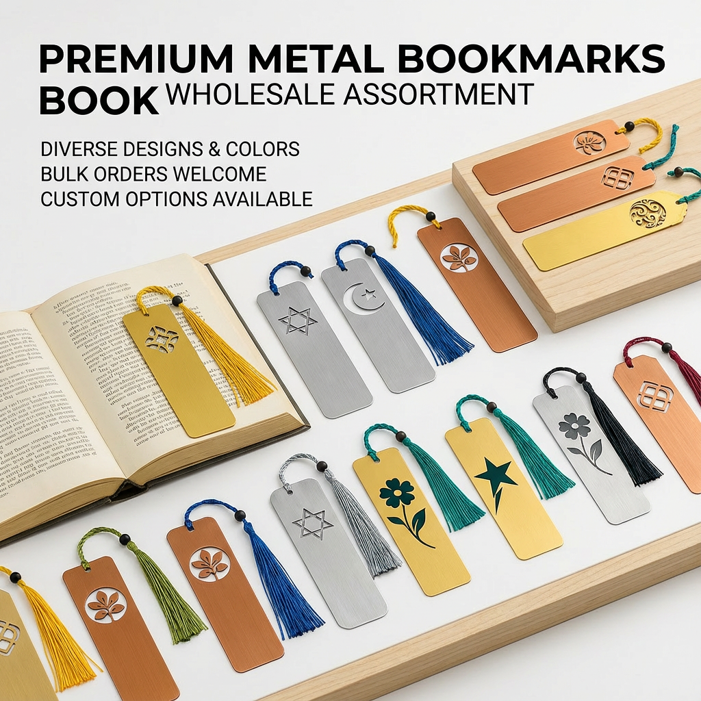 Custom Metal Bookmarks Wholesale