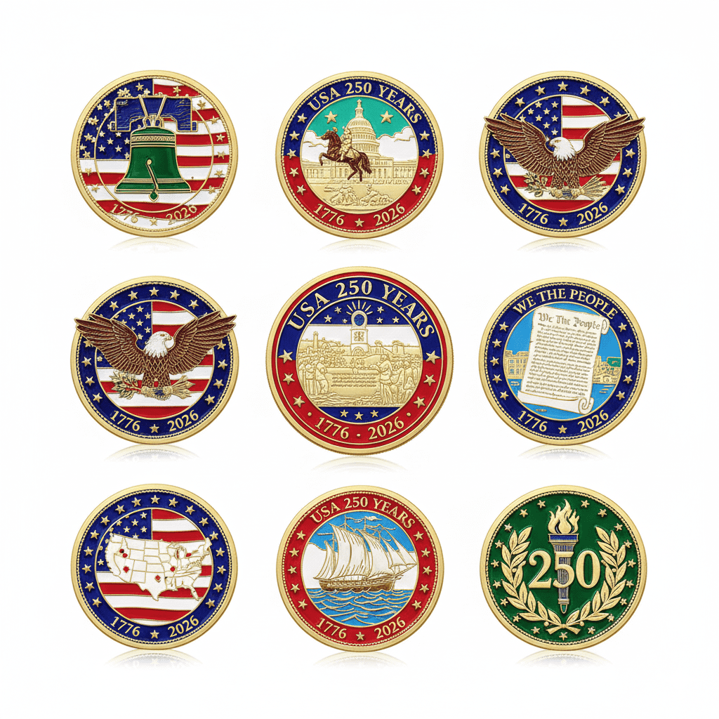 USA 250th Anniversary Coins Wholesale & Custom