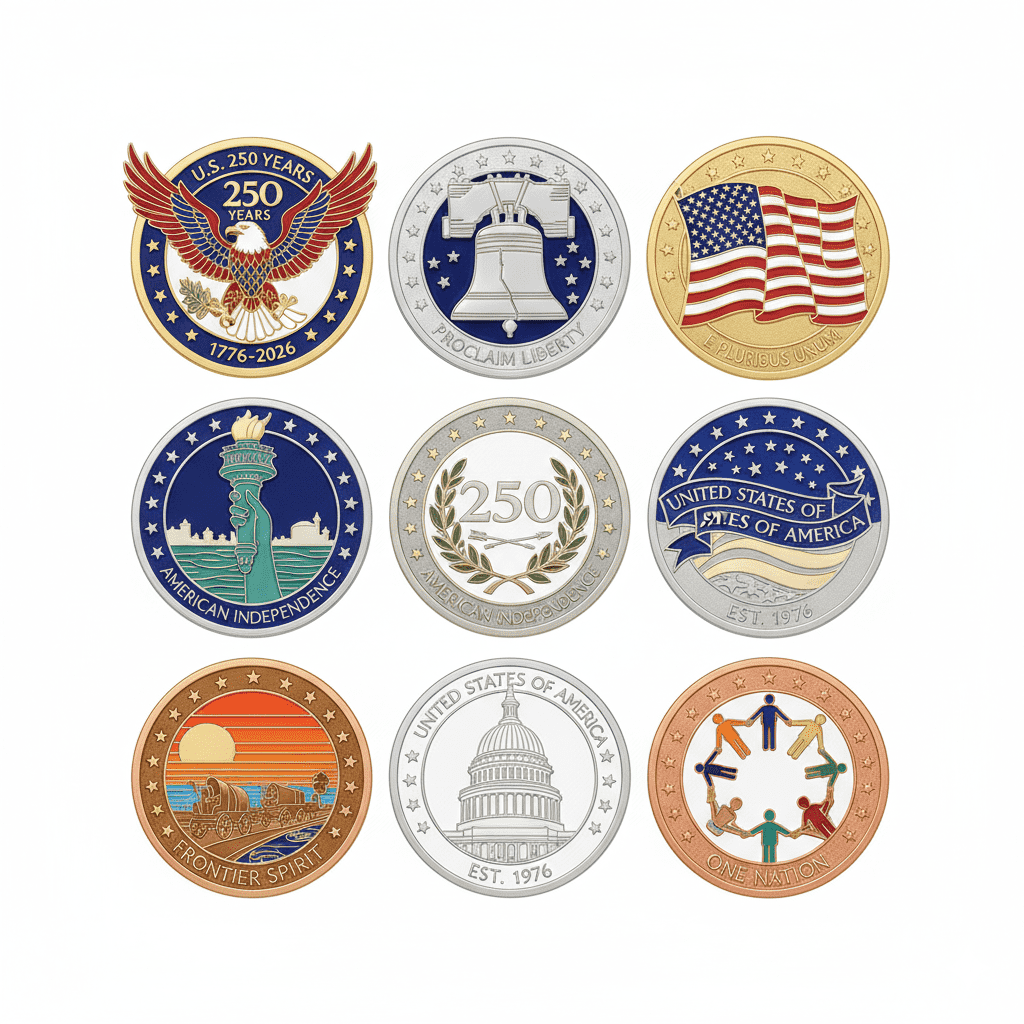 USA 250th Anniversary Coins Wholesale & Custom