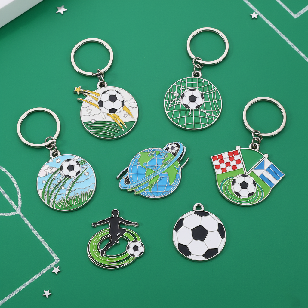 Soccer Keychains Wholesale & Custom