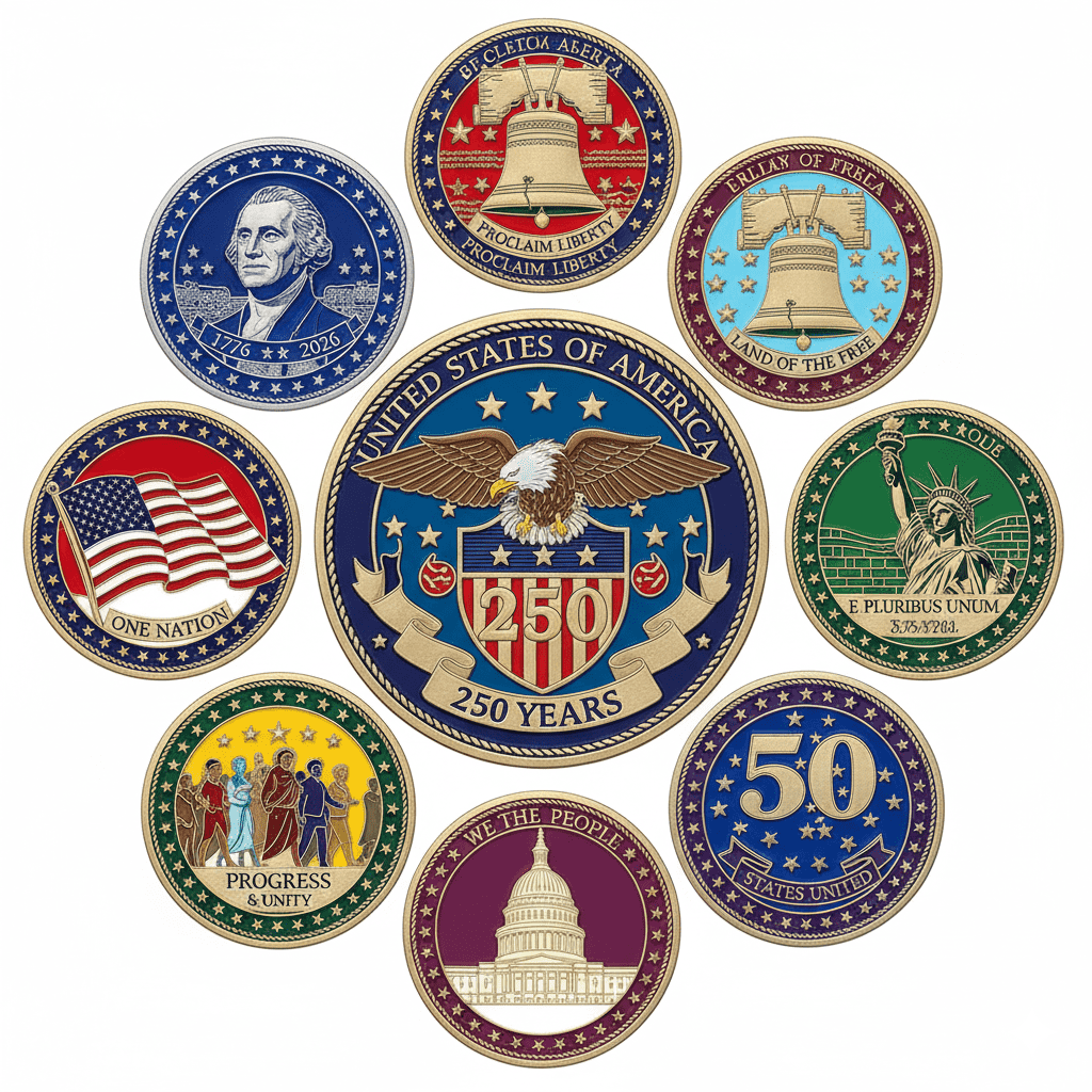 USA 250th Anniversary Coins Wholesale & Custom