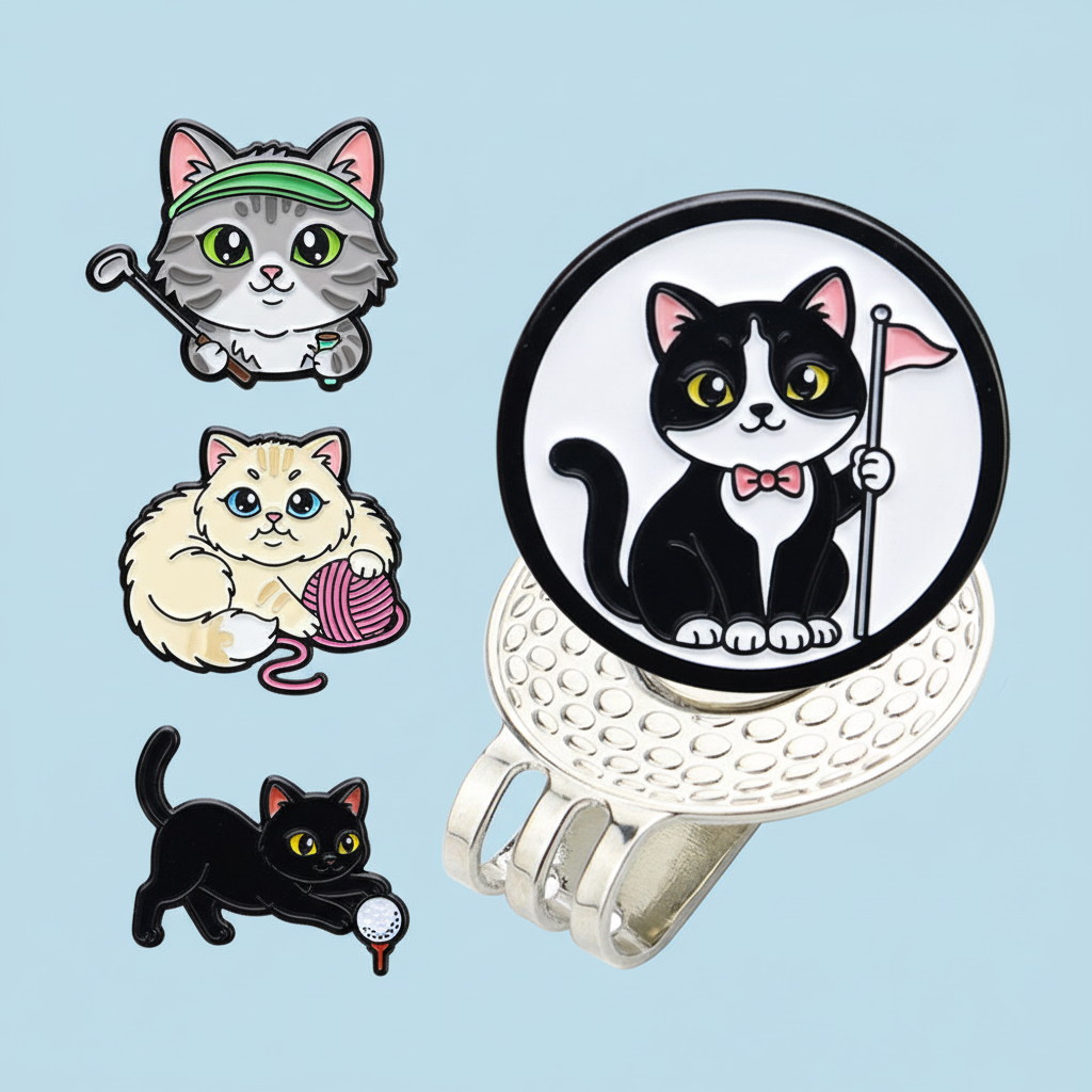 Golf Marker Enamel Pins Wholesale & Custom