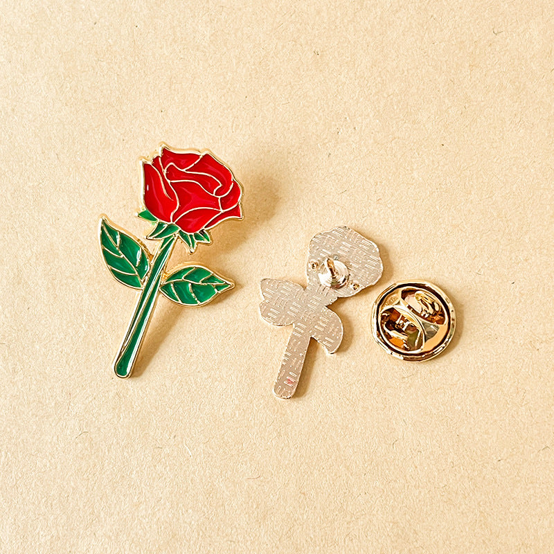 Valentine Rose Pin Badges Supplier