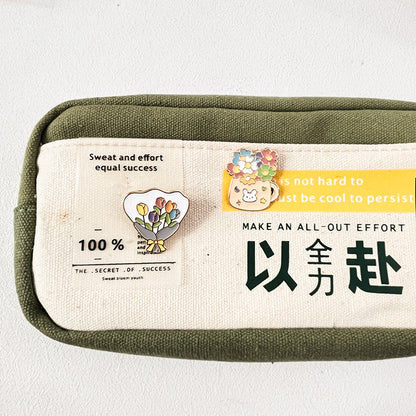 Custom Flower Enamel Pins Bulk