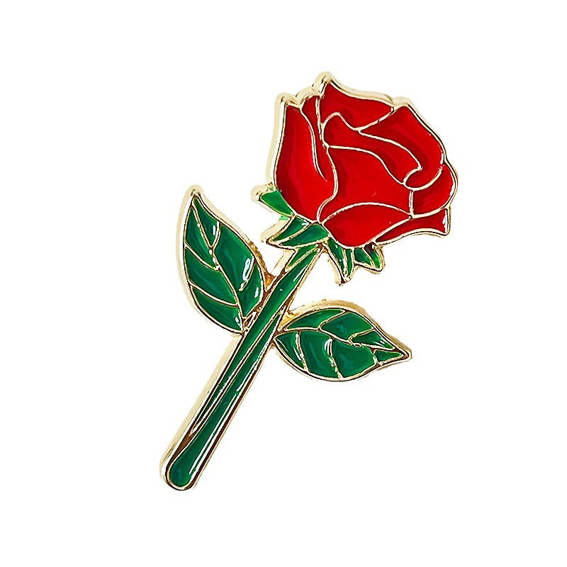 Valentine Rose Pin Badges Supplier